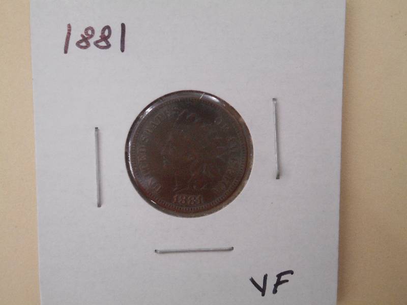 1881 - Indian Head Cent - VF Grade ...