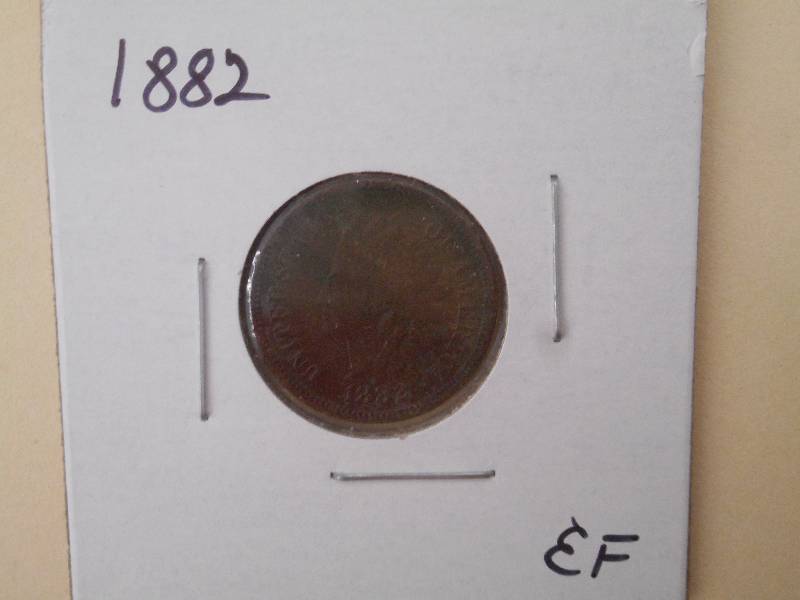 1882 - Indian Head Cent - EF Grade ...
