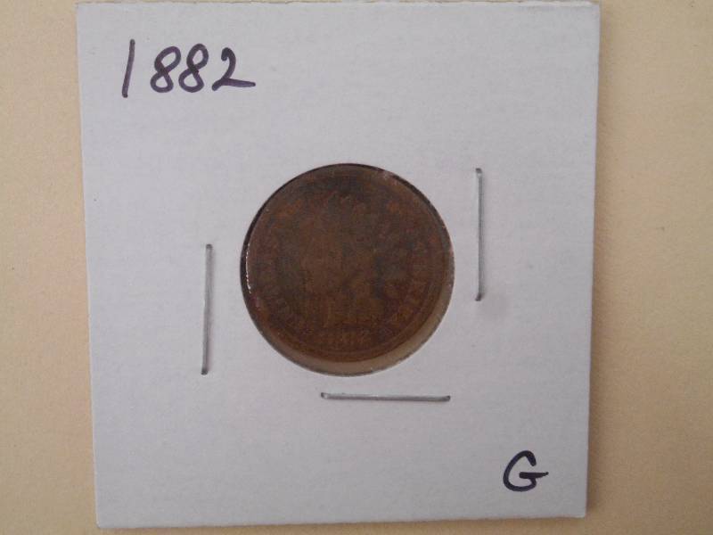 1882 - Indian Head Cent - G Grade...