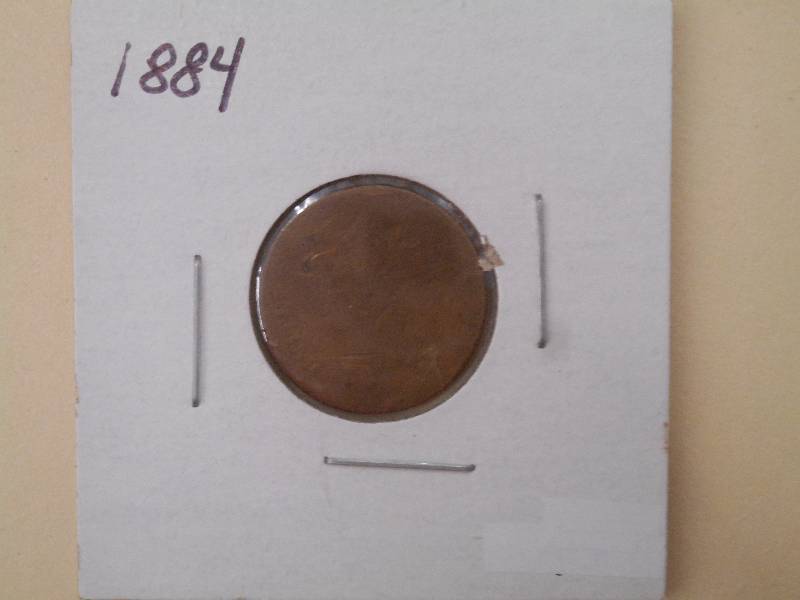 1884 - Indian Head Cent - Low Grade...