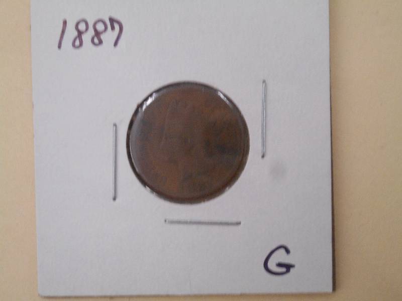 1887 - Indian Head Cent - G Grade...