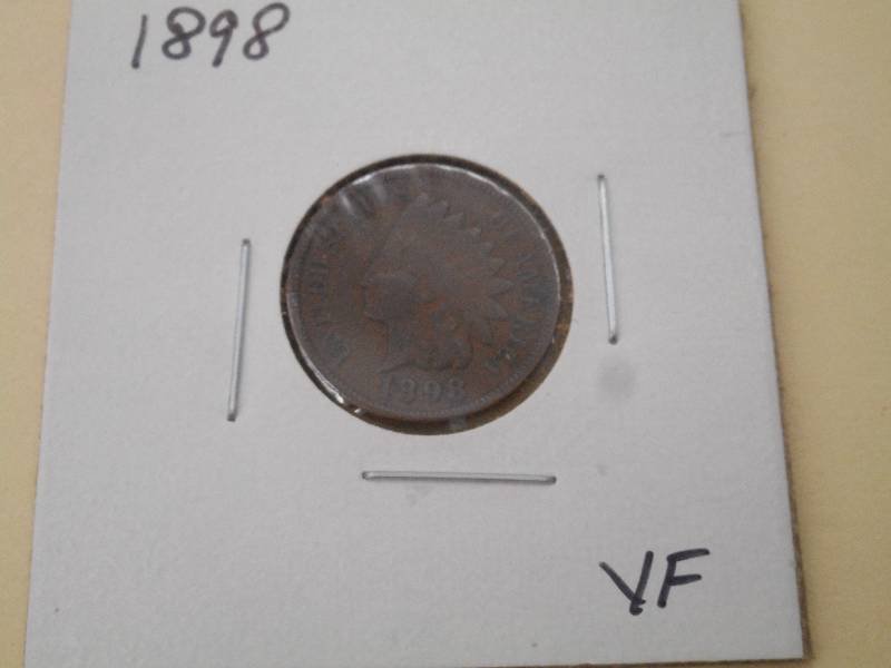 1898 - Indian Head Cent - VF Grade ...