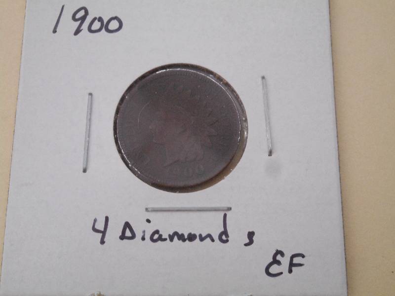 1900 - Indian Head Cent - EF Grade,...
