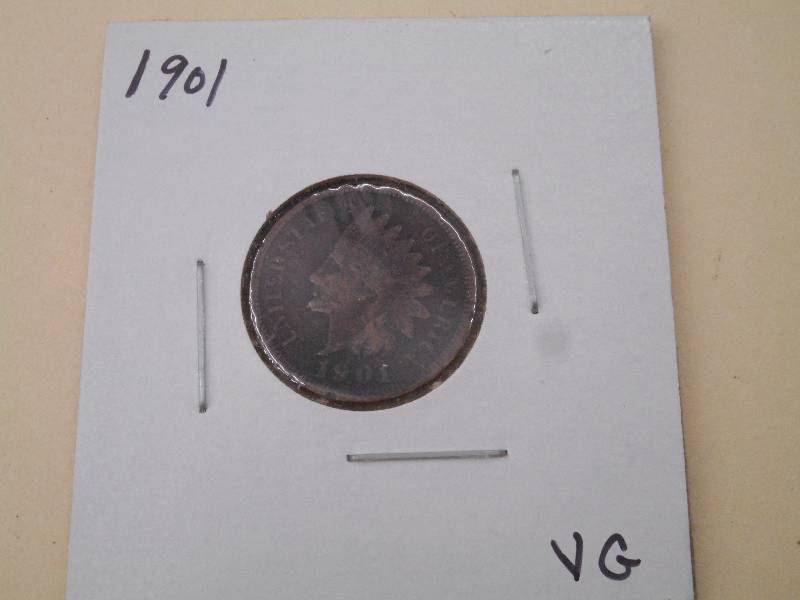 1901 - Indian Head Cent - VG Grade...