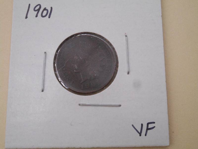 1901 - Indian Head Cent - VF Grade...