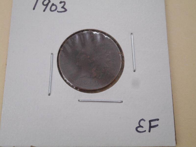1903 - Indian Head Cent - EF Grade,...