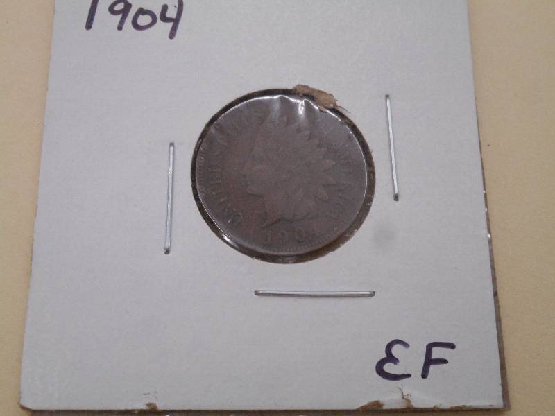 1904 - Indian Head Cent - EF Grade,...