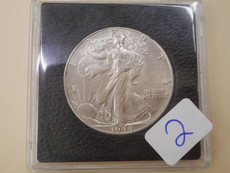 1944 Walking Liberty Half Dollar, B...
