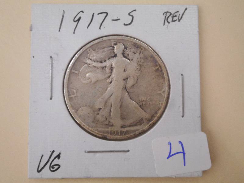 1917-S Walking Liberty Half Dollar,...