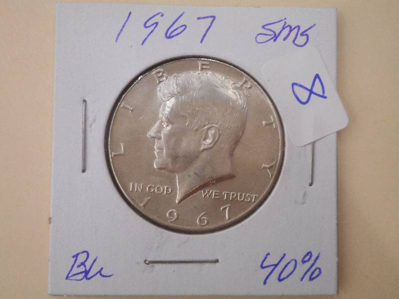 1967 Kennedy Half, 40% Silver, BU...
