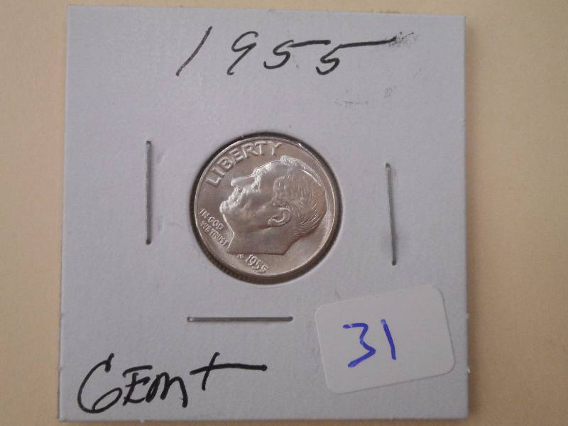 1955 Roosevelt Dime, Gem...