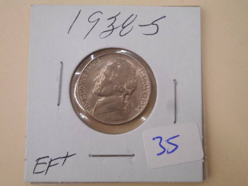 1938-S Jefferson Nickel, Partial St...