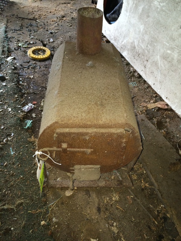 small wood stove - looks vintage