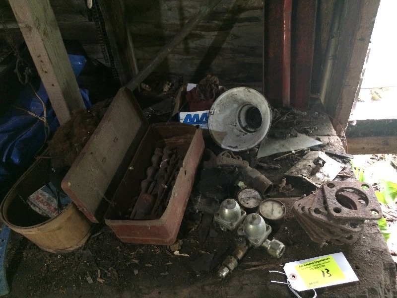 Workbench and all contents are included - some vintage items