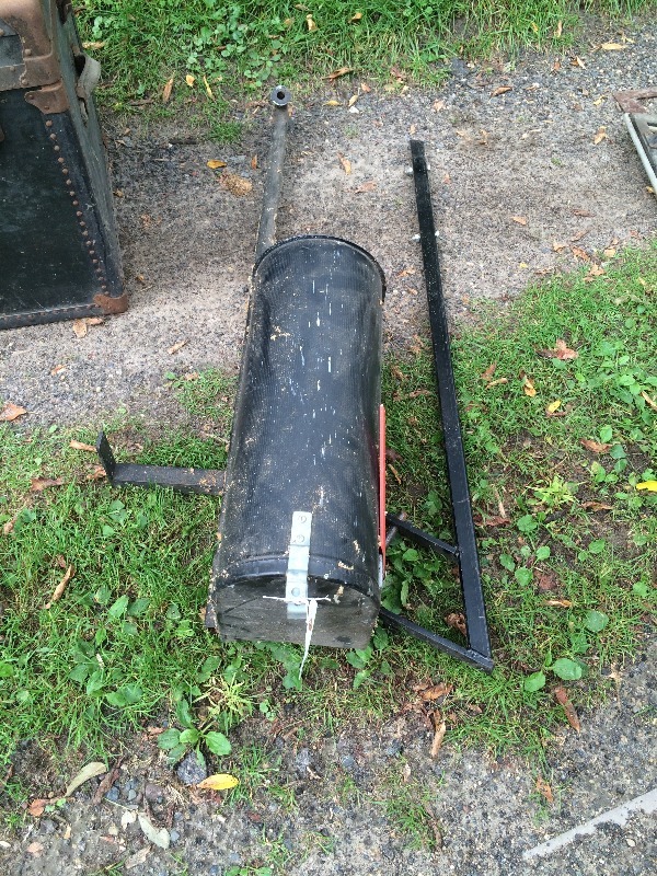 Mail Box and steel post  arm included    ready for installation