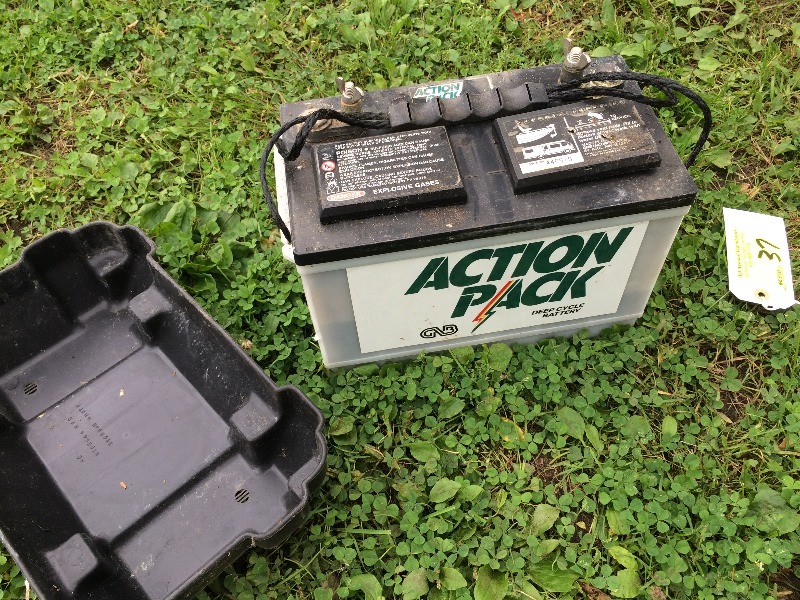 Battery and storage box wlid