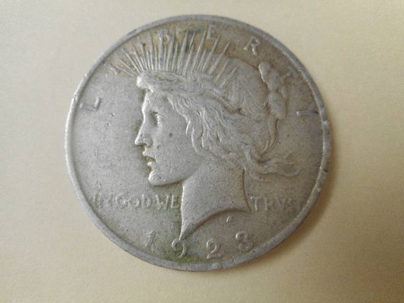 1923 Peace Silver Dollar ...