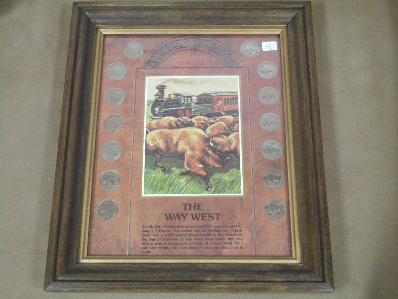 The Way West Buffalo Nickel Coin Di...