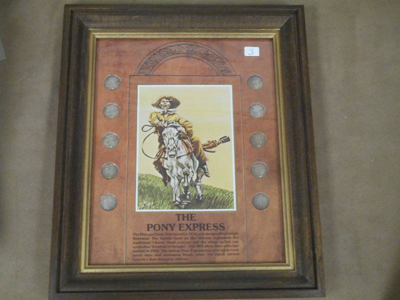 The Pony Express Mercury Dime Displ...