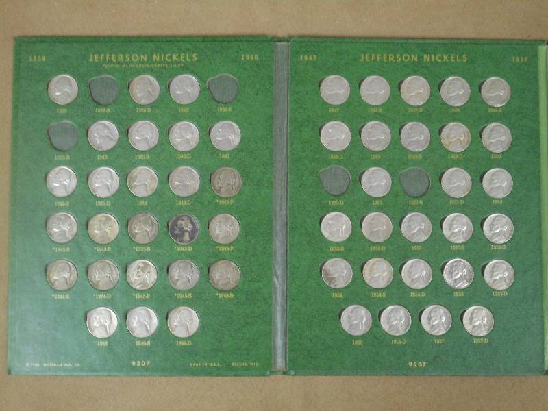 Jefferson Nickel 1938-1965 Coin Alb...