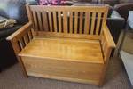 lot 29 image: New In Box Deacon Bench with Deep Storage