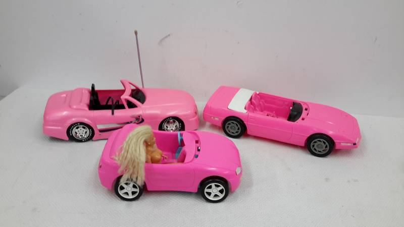 Barbie cars and Barbie