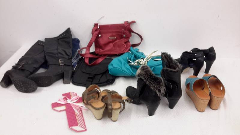 Womens purses and footwear