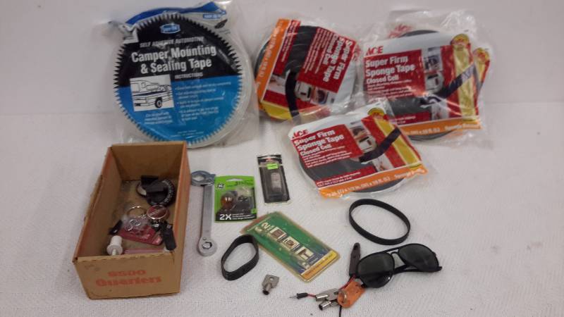 Sponge tape, tools, misc