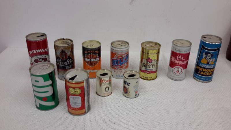 Vintage can collection