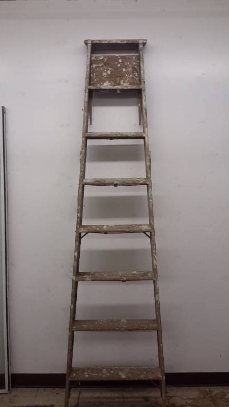 Wooden ladder