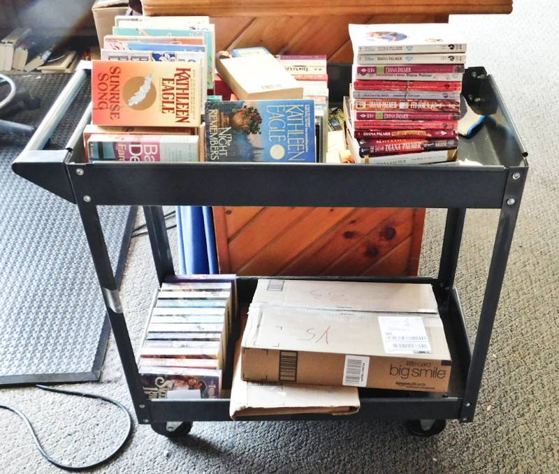 metal utility cart