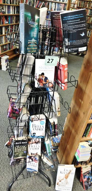 Spinning book rack retail display