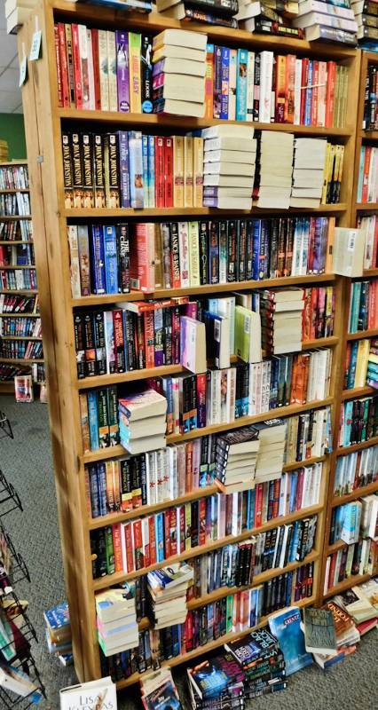 Bookstore paperback bookshelves Size #2