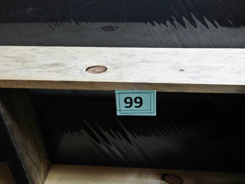 5 pieces of 65 x 5.5 wood shelving