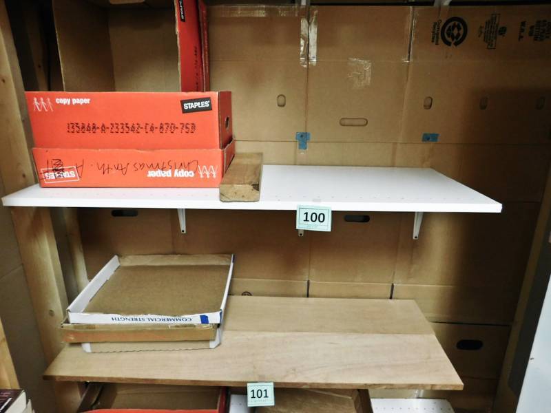 shelving and support brackets