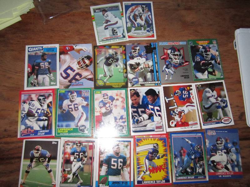 lot 44 image: 20 Lawrence  Taylor cards...