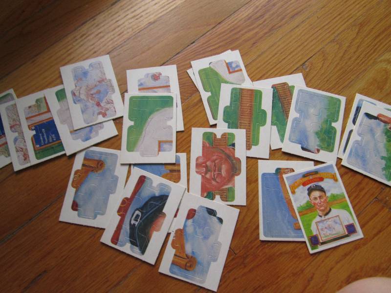 lot 68 image: 1983 Donruss Ty Cobb complete puzzl...
