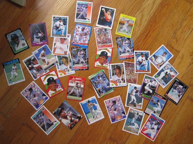 lot 71 image: 40 Lou Whitaker cards...
