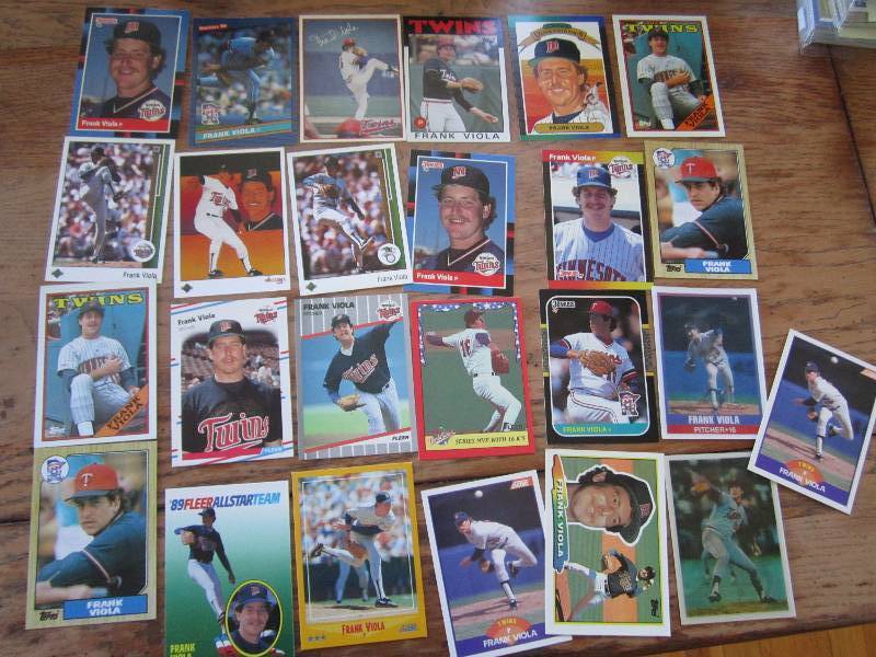 lot 11 image: 25 Frank Viola cards...