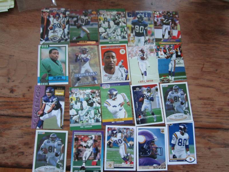 lot 36 image: 20  Chris Carter cards...
