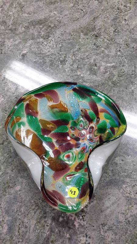 Decorative glass plate