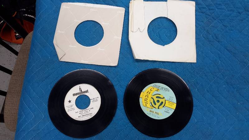 Set of 7 records from Ray Pennington and Dave Peel