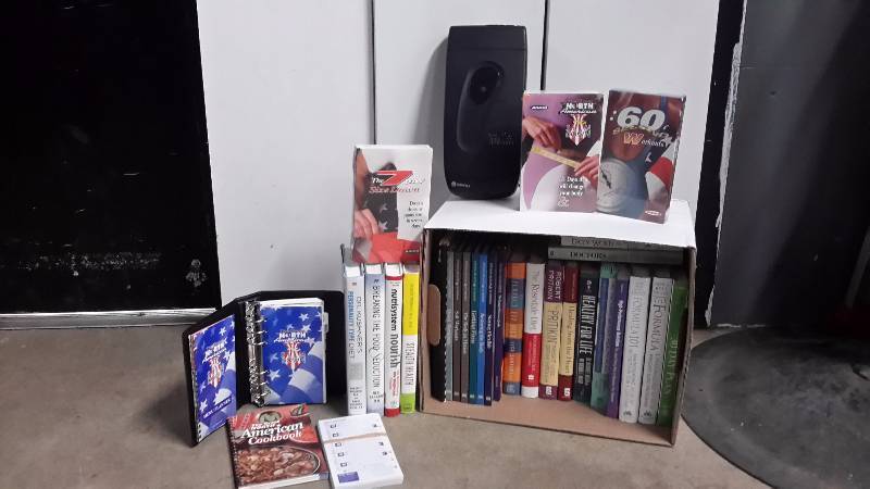 Assortment of health program books