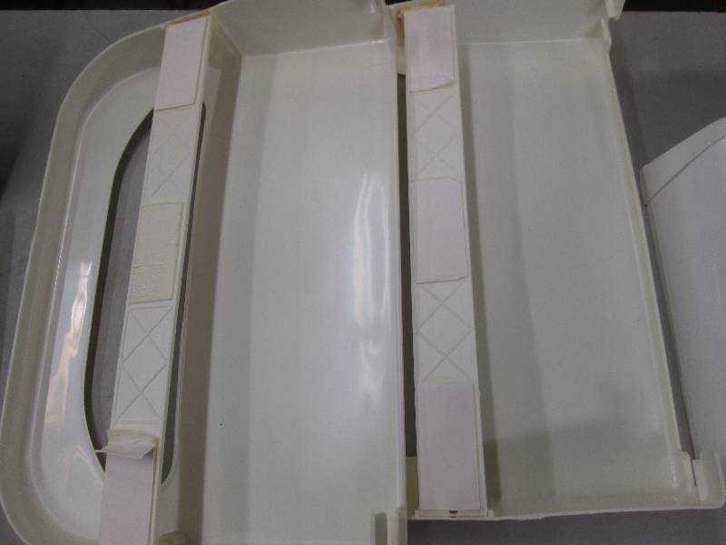lot 18 image: 2 half  fold toilet seat cover disp...