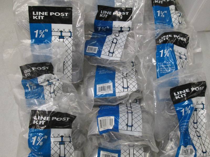 lot 24 image: 24 pakages of line post kits for ch...
