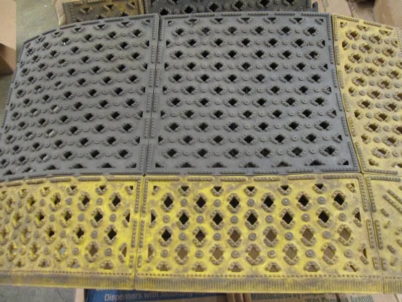 lot 41 image: black and yellow shop floor rubber ...