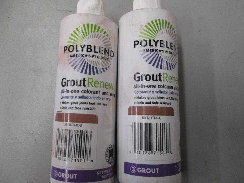 lot 57 image: 2 new 8 oz bottles of polyblend gro...