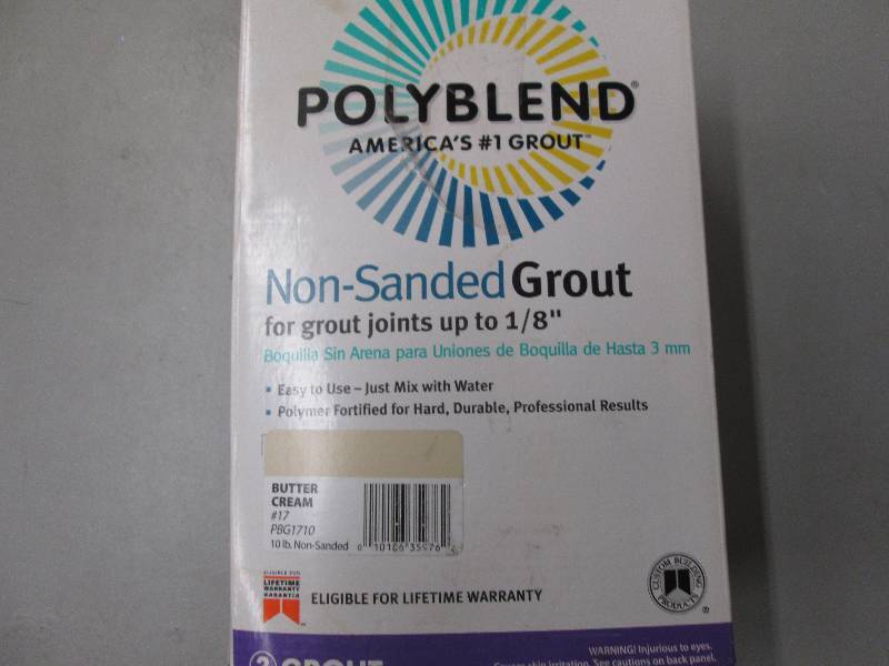 lot 60 image: 1 new 10lb box of polyblend non san...
