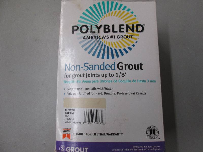 lot 61 image: 1 new 10 lb box of polyblend non sa...