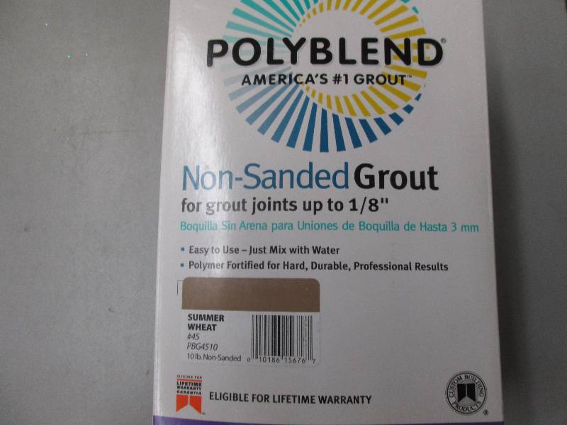 lot 63 image: 1 new 10lb box of poly blend non sa...
